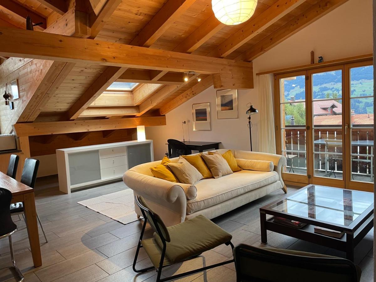 Attic In The Alps Apartamento Luzein Exterior foto