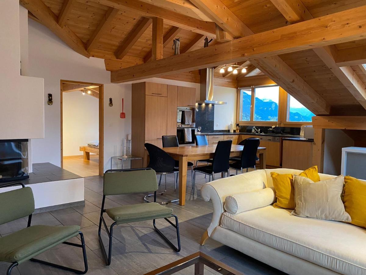 Attic In The Alps Apartamento Luzein Exterior foto