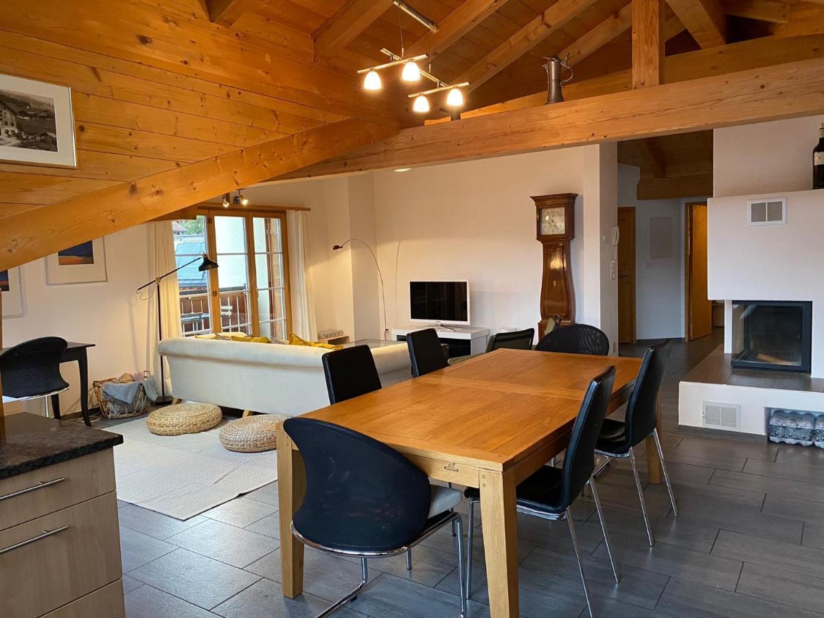 Attic In The Alps Apartamento Luzein Exterior foto